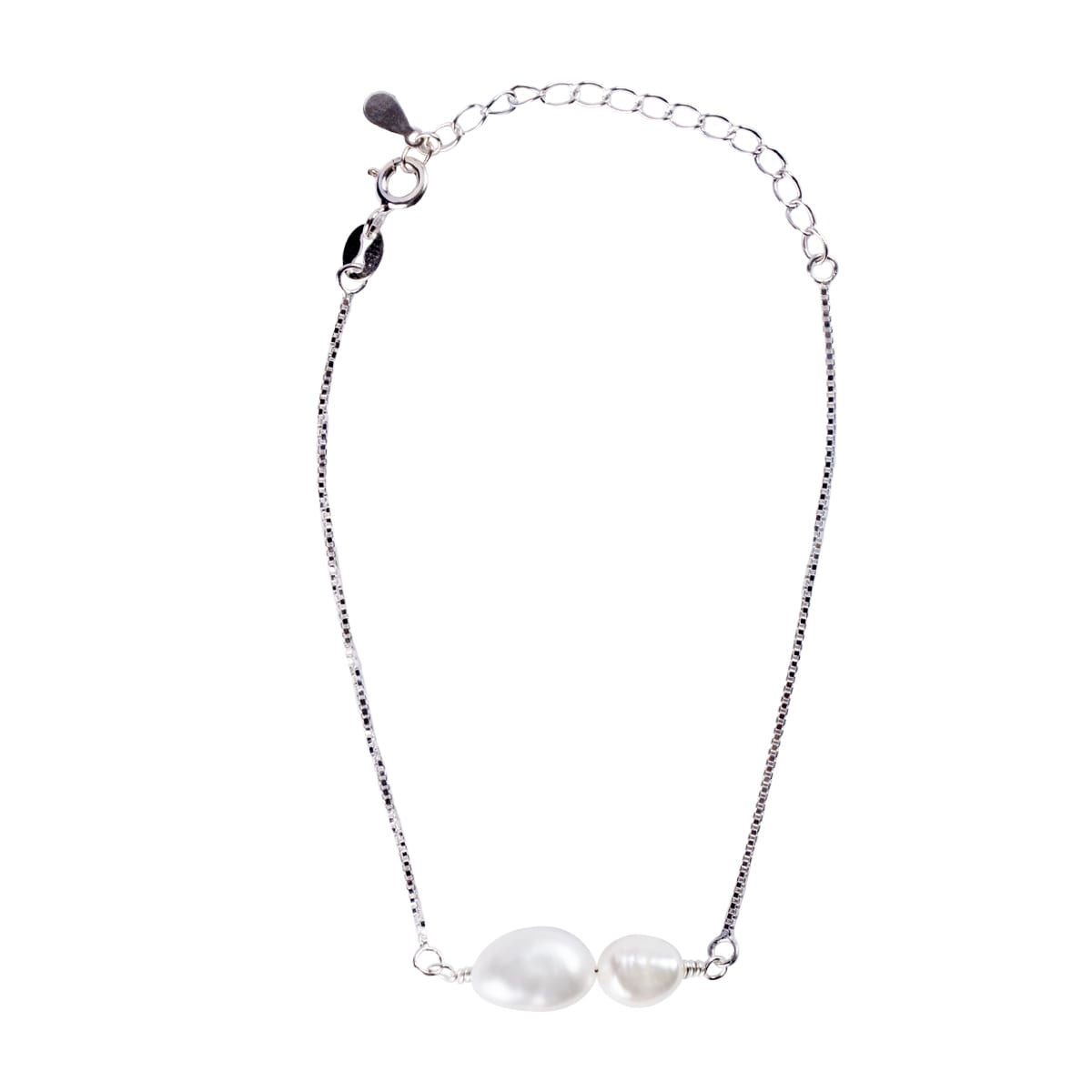 Pulsera Always Perla Plata