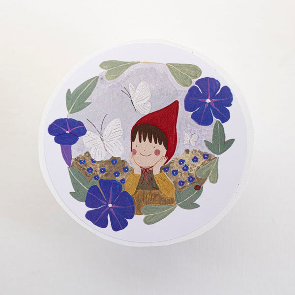 Sticker unitario Entre flores – DECATALOGO