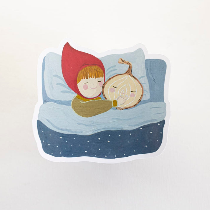 Sticker unitario Niño y cebolla – DECATALOGO