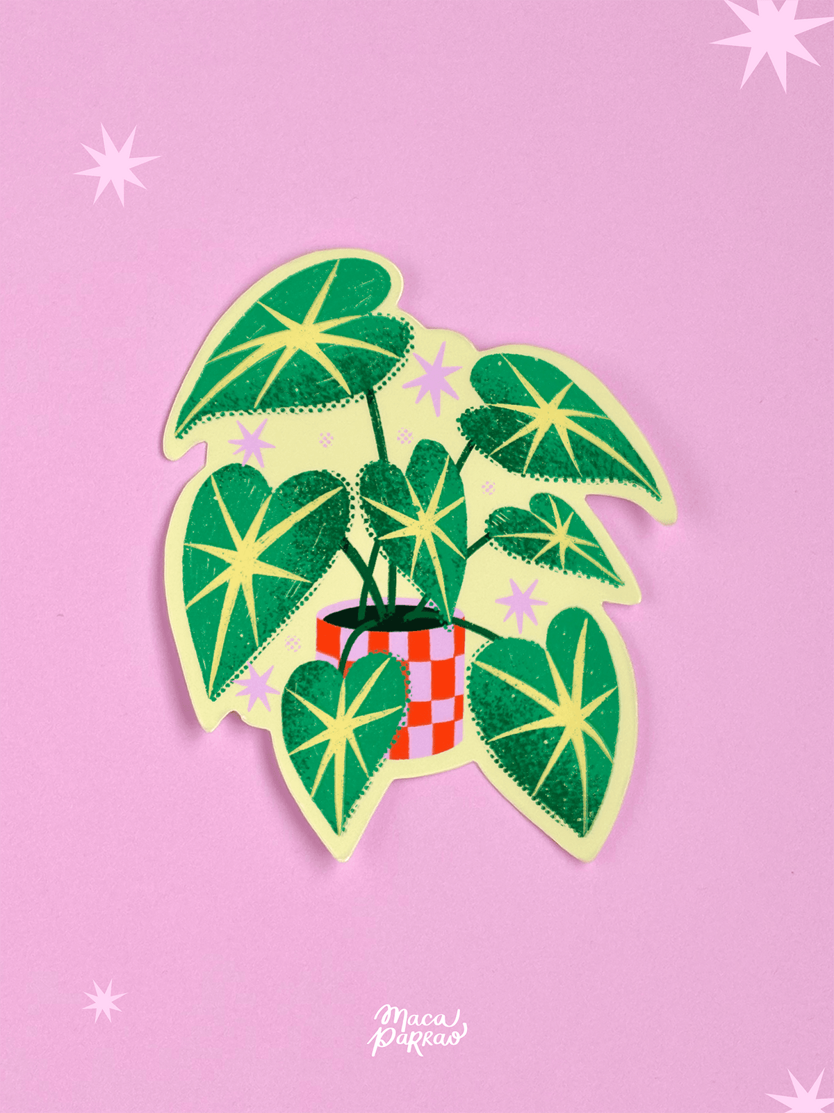 Sticker vinilo Planta y estrellas – DECATALOGO