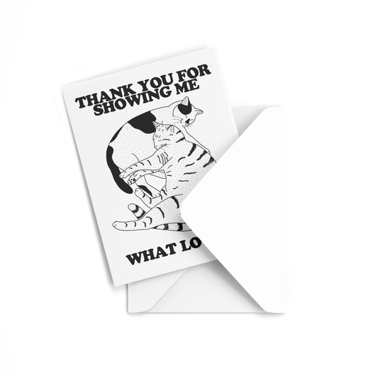 Tarjeta Thank you