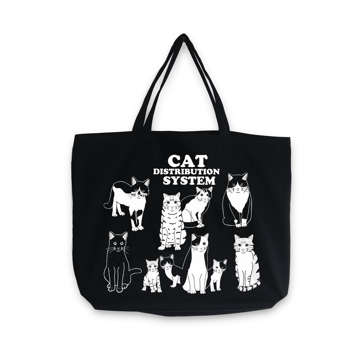 Totebag Cat distribution system