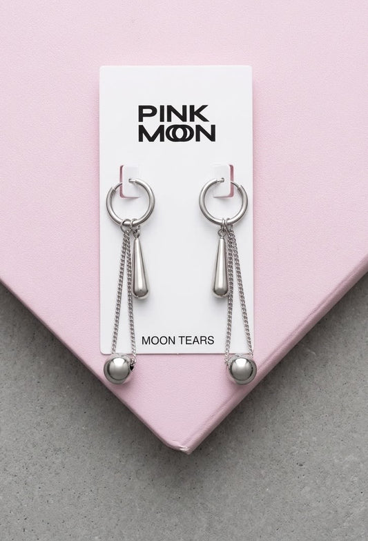 Pendientes Acero/ hematita AROS