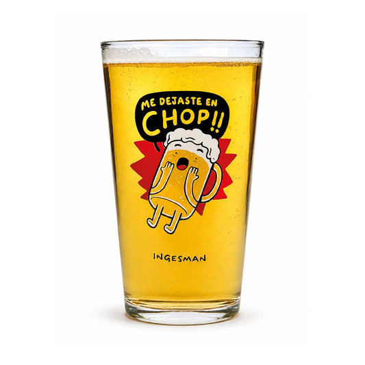 Vaso Cervecero Me Dejaste en Chop Base