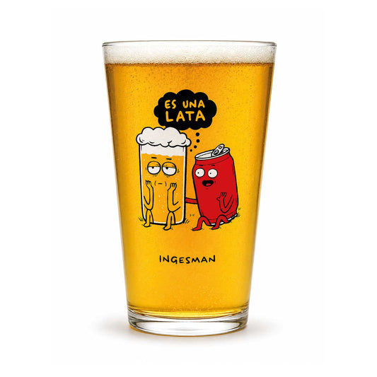 Vaso Cervecero Es una Lata Base