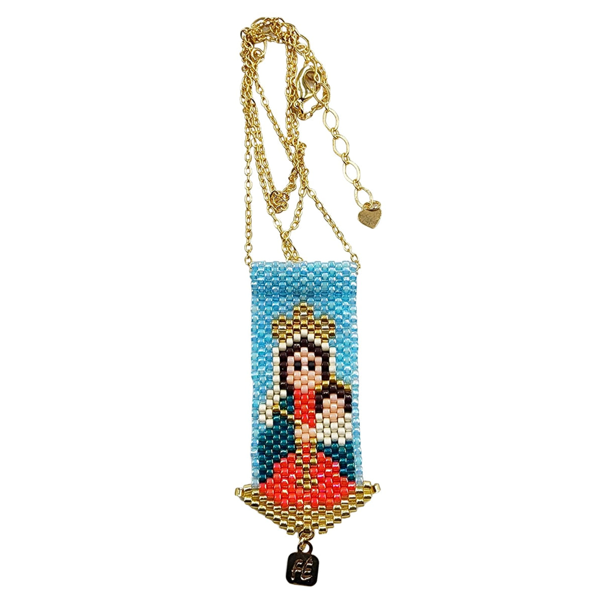 Collar Virgen y Jesus VIRGEN2