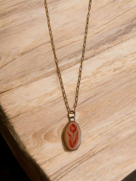Ovalo grande Collar