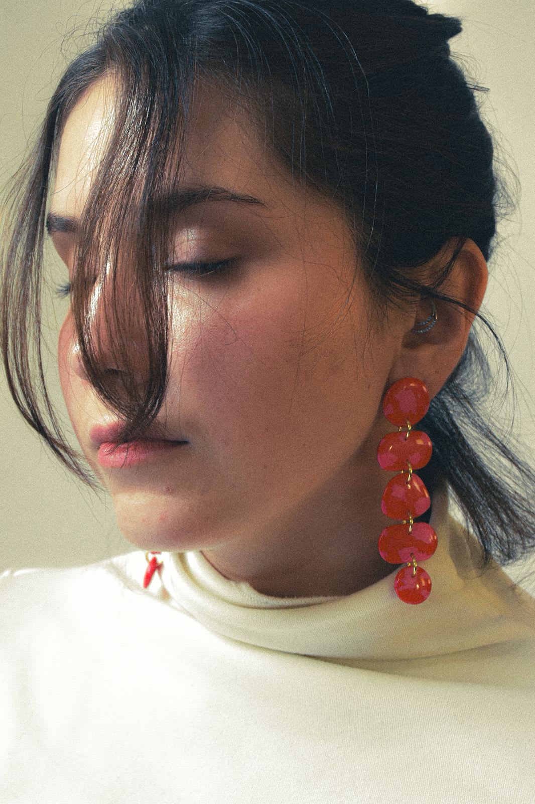 Aros Mariana Vaq Rojo Base