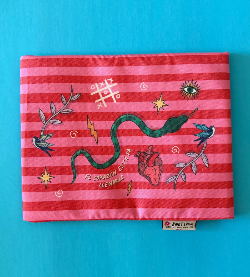 Funda Notebook Snake "El Corazón Está Pa' Llenarlo" CORAZON