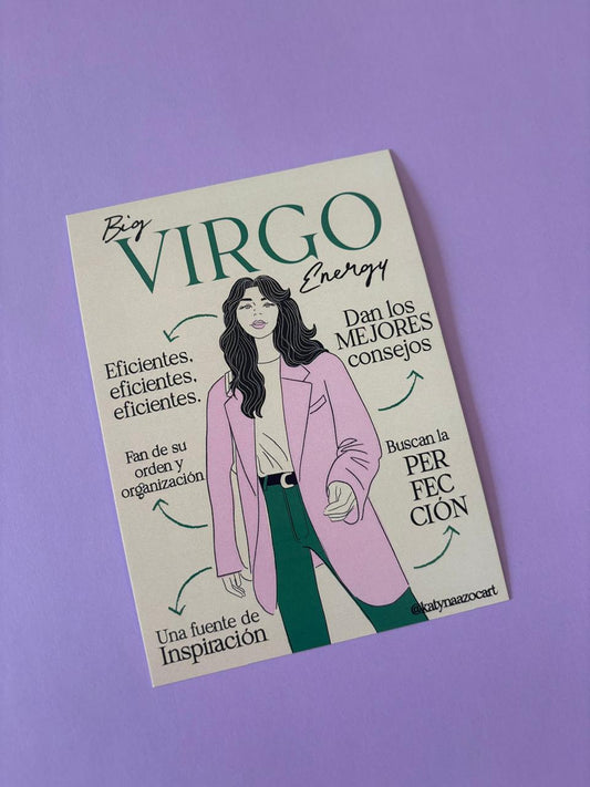 Postal Signo Big Energy Virgo