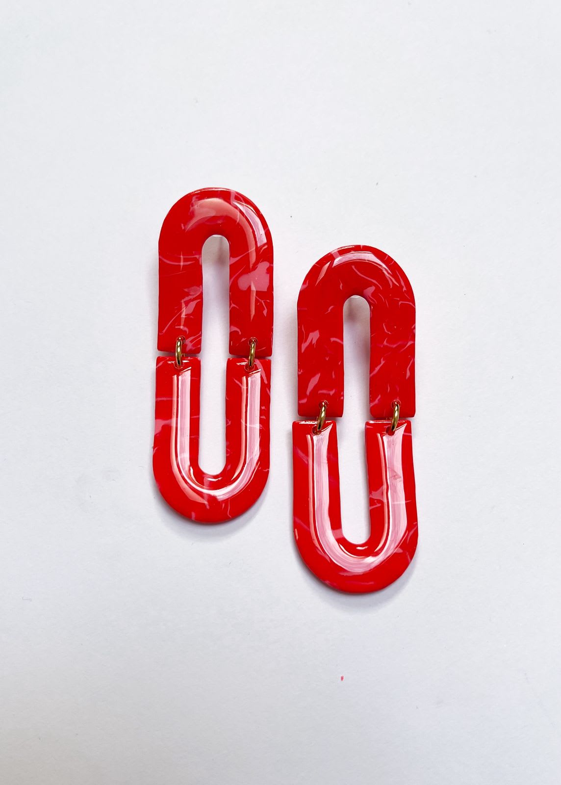 Aros ursula rojo