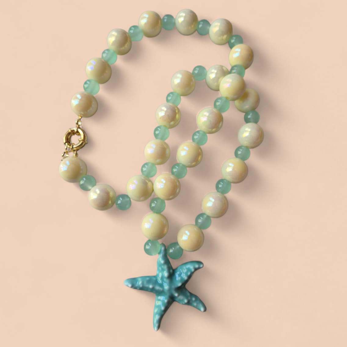 Collar estrella celeste 2