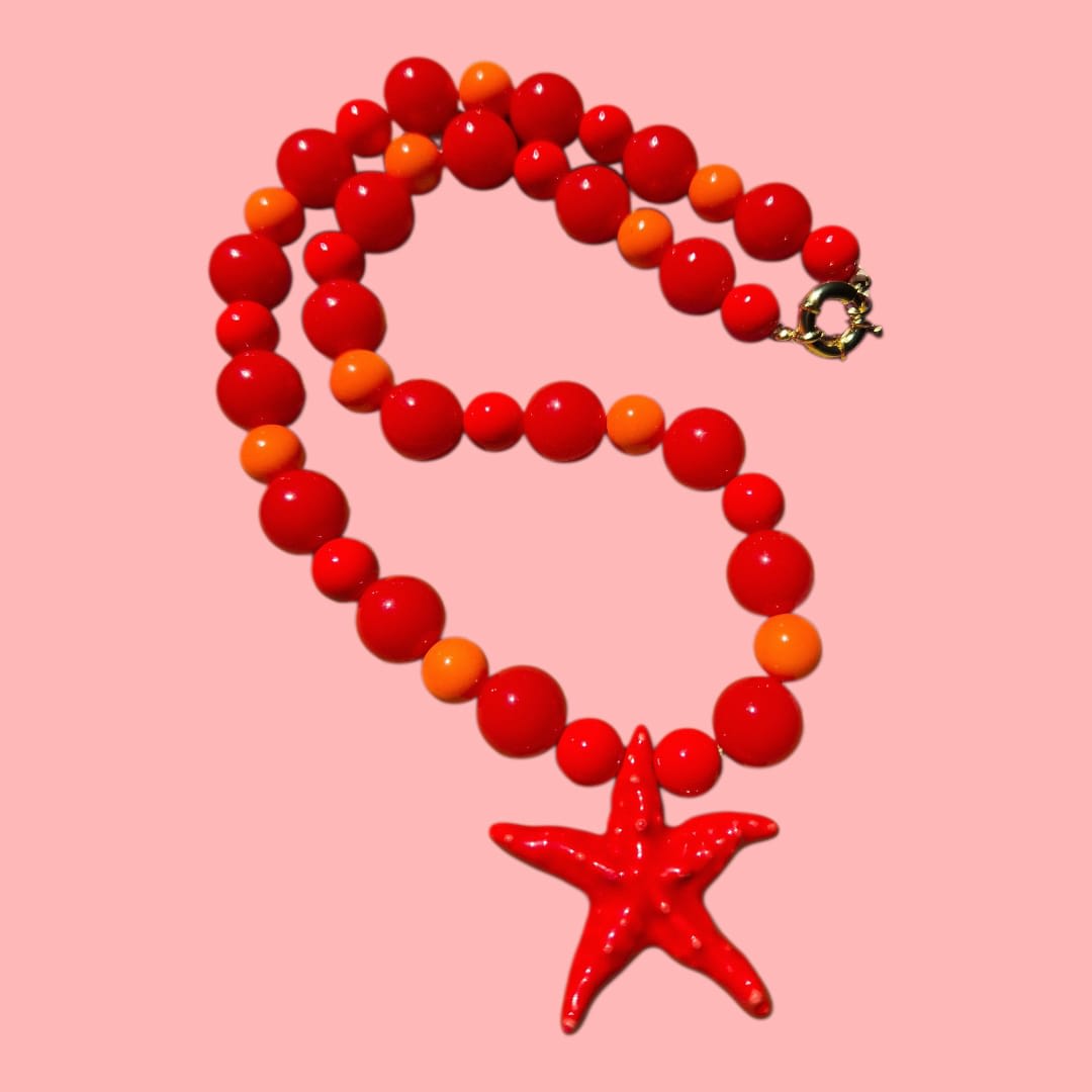 Collar rojo /nar estrella roja