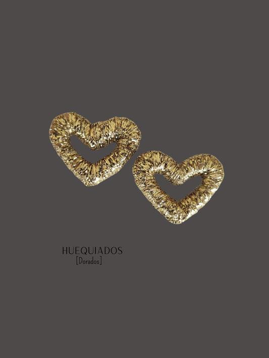 Aros Huequiados Dorados Base