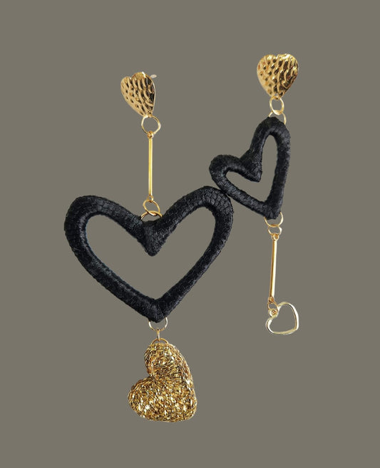 Aros Shiny Gold Negros Base
