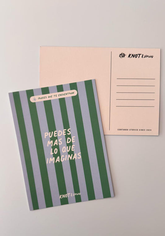 Postal Frases Que Te Encuentran - Puedes Mas de lo que Imaginas BASE