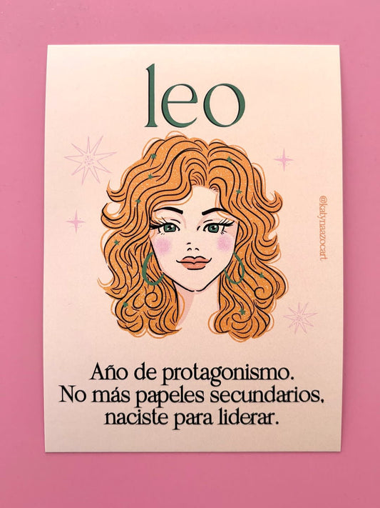 Postales Signos 2026 - Leo BASE