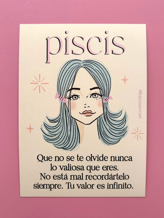 Postales Signos 2026 - Piscis BASE