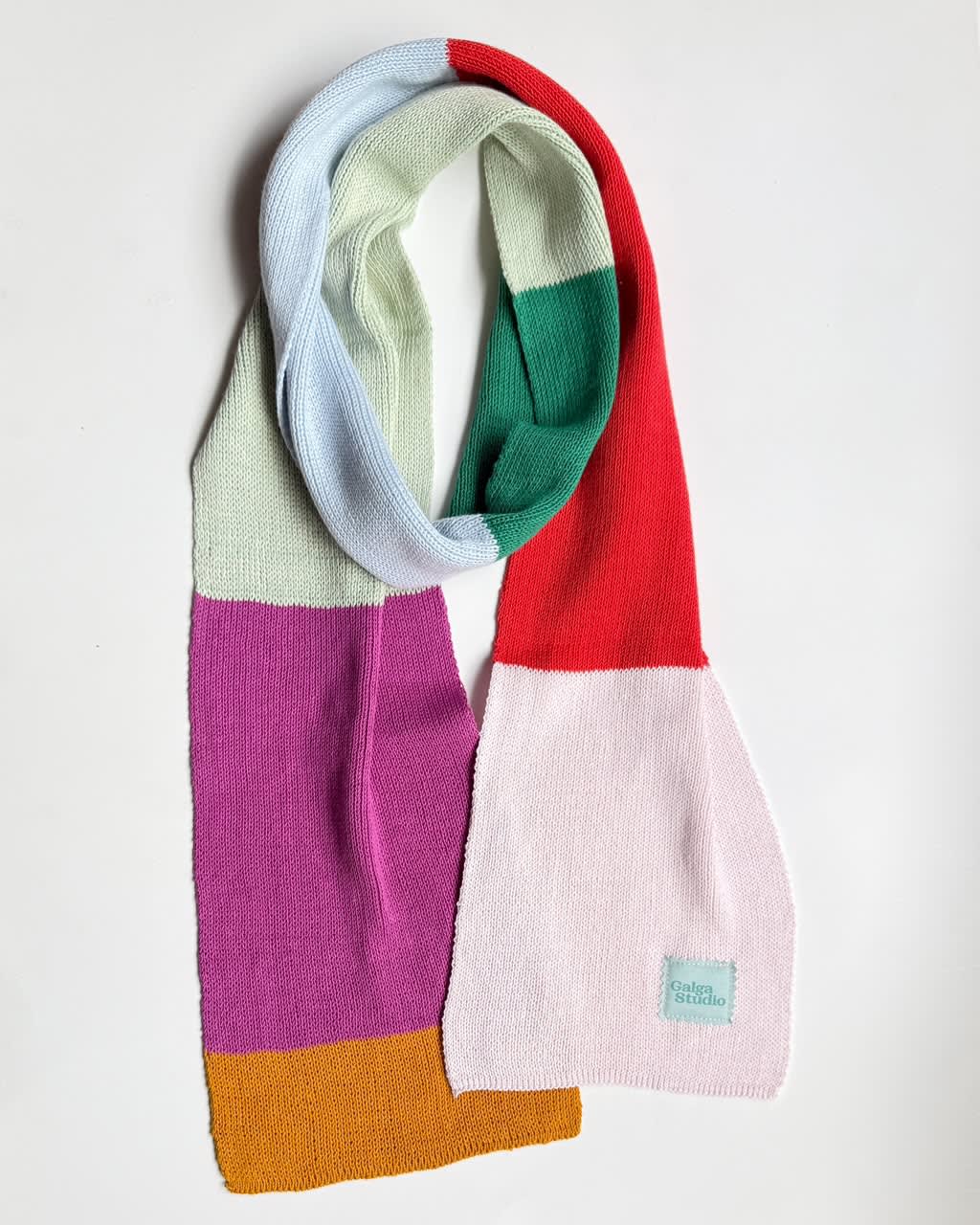 Bufanda M multicolor 8 base