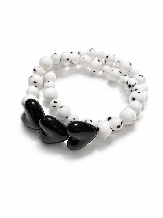 Pulsera corazones dalmata