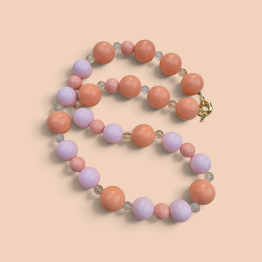 Choker Damasco/Rosa/Citrino