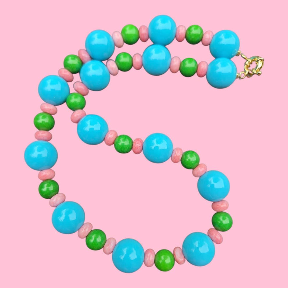 Calipso Colocr Choker Calipso/Verde/Rosa – DECATALOGO