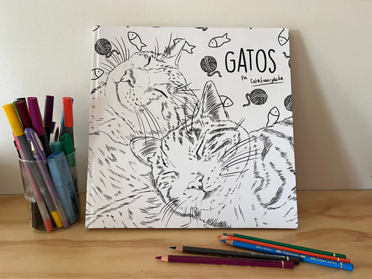 Libro Gatos por Cata Fuenzalida