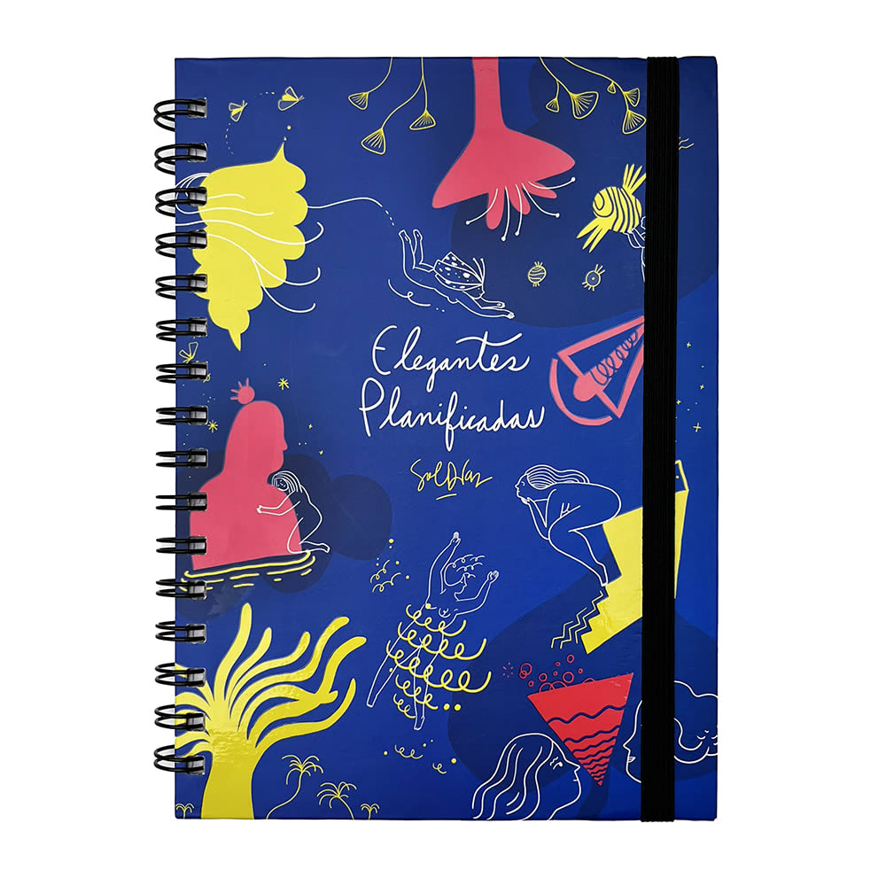Planner Sol Díaz Elegantes Planificadas Azul